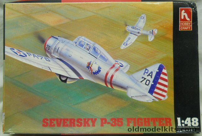 Hobby Craft 1/48 Seversky P-35 USAAC - 94th Pursuit Sqn. 1938 / 17th Pursuit Sqn. 1939, HC1552 plastic model kit